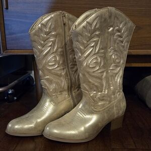 Torrid Gold Cowboy Western Boot (WW)